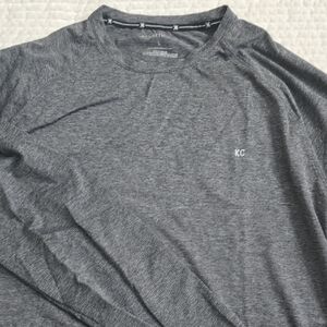 Kenneth Cole Charcoal Long Sleeve Athletic Shirt